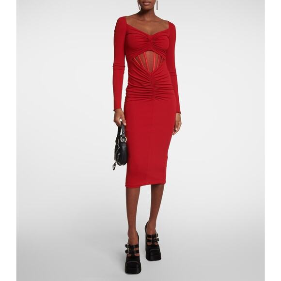 Versace Aevitas Satin Mary Jane Buckle Platform Black Pump 38.5/ 8.5 NWB $1,575 - Picture 3 of 15